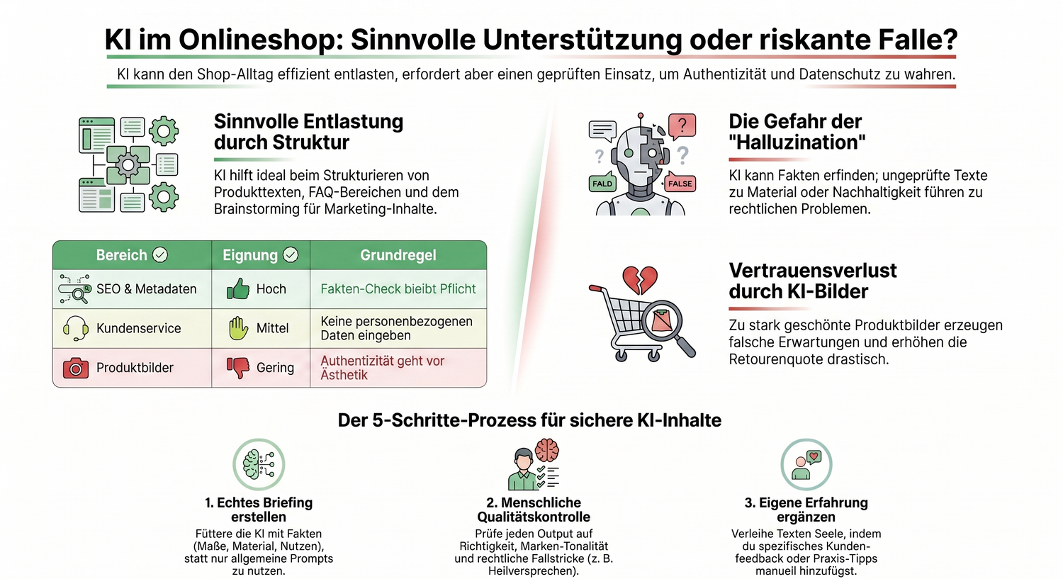 KI im Onlineshop nutzen: sinnvoll oder gefährlich?