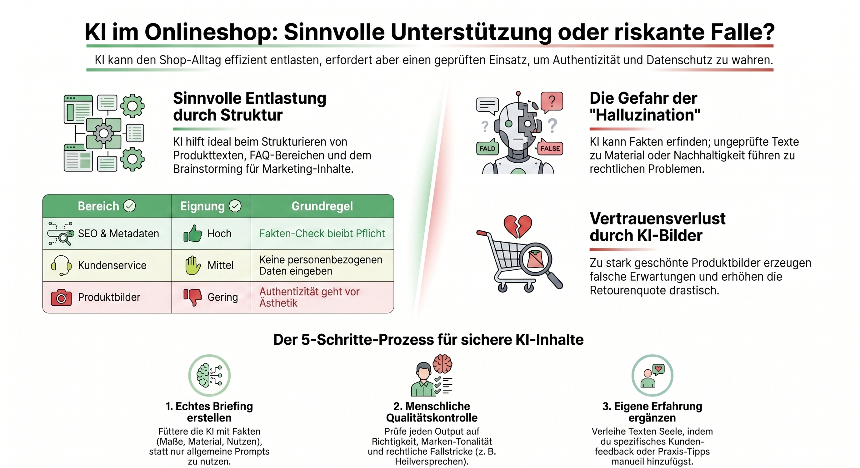 KI im Onlineshop nutzen: sinnvoll oder gefährlich?