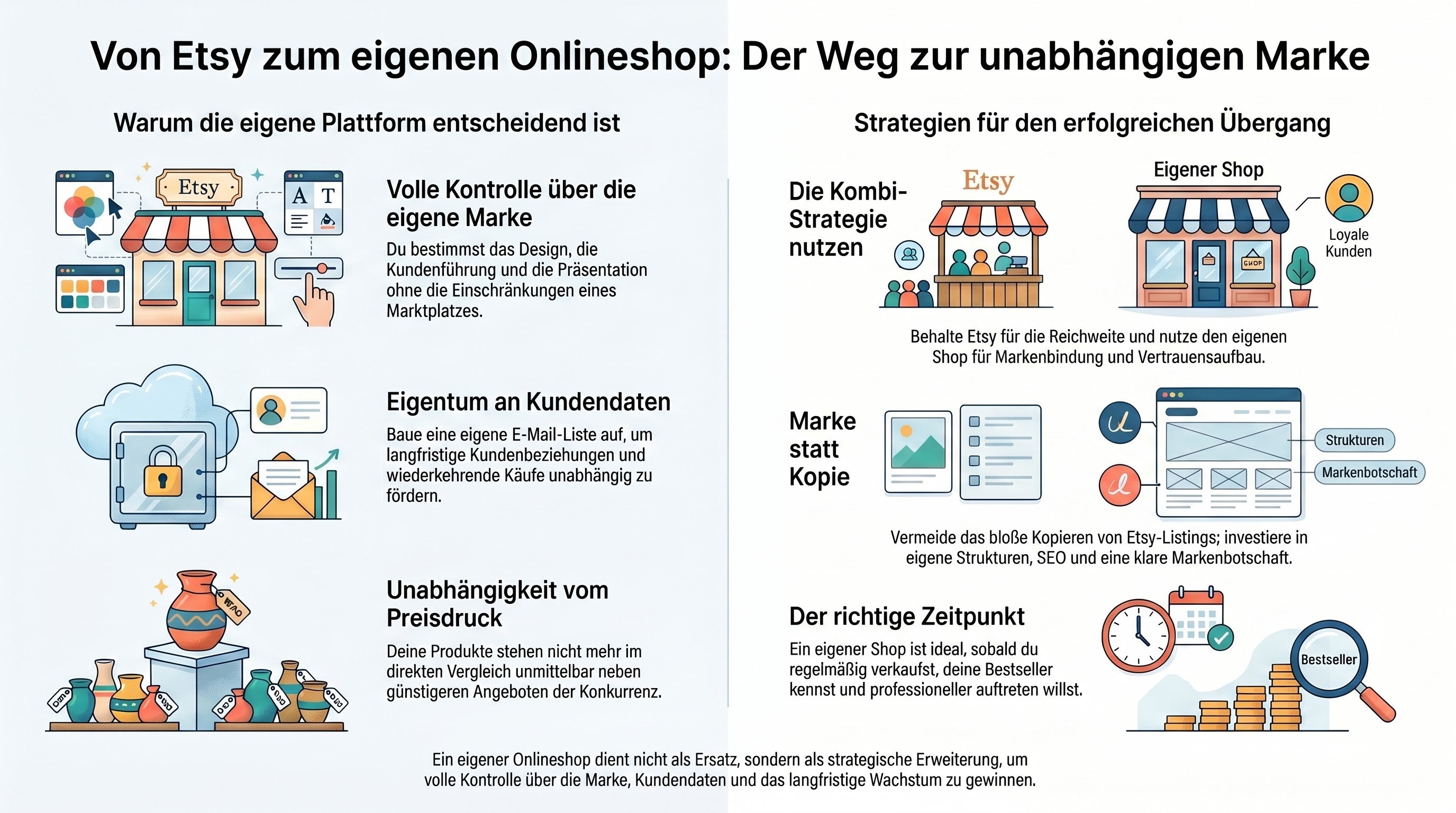 etsy Shop vs. Onlineshop